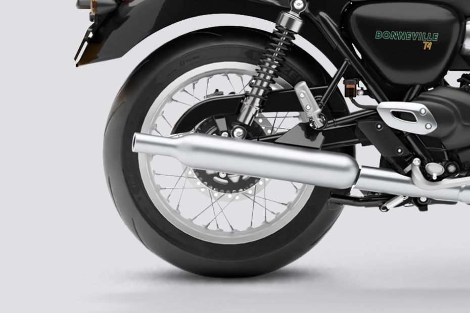 Rear Wheel of Bonneville T40