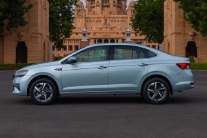 Side Profile View (Left) Image of Slavia Facelift