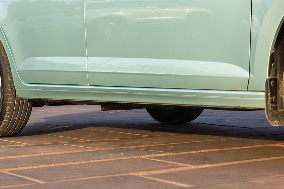 Side Skirt Image of Slavia Facelift