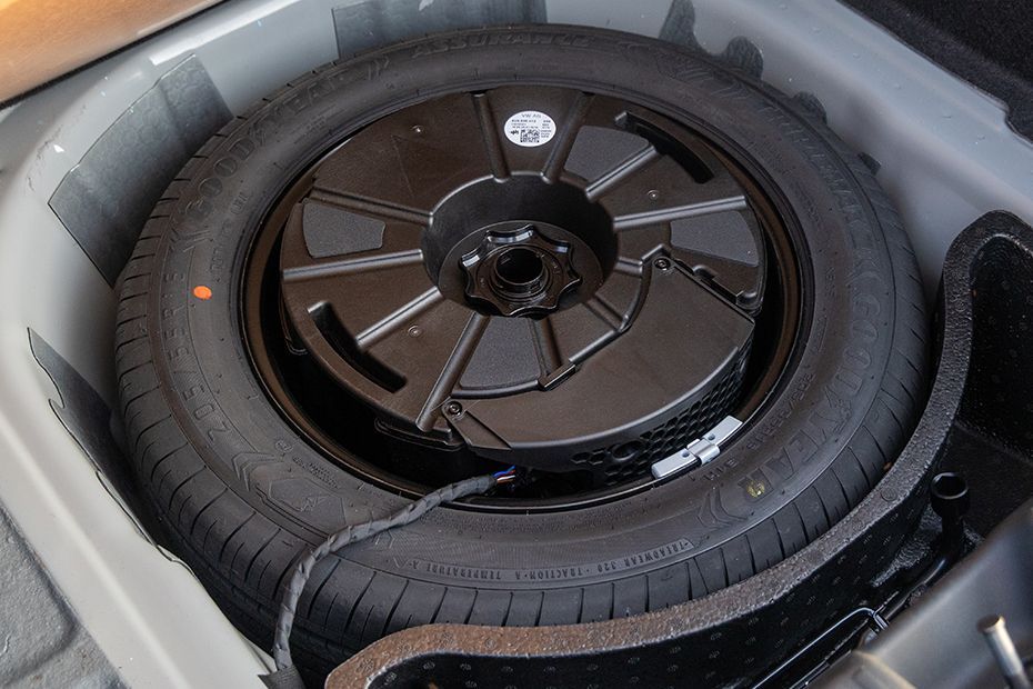 Spare Tyre Image of Slavia Facelift