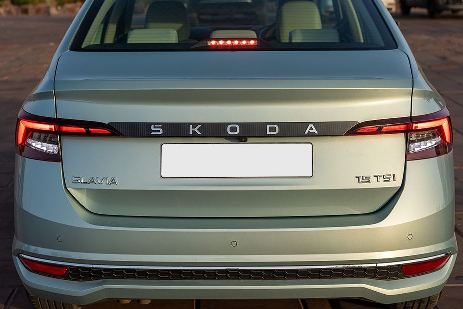 Taillight Image of Slavia Facelift