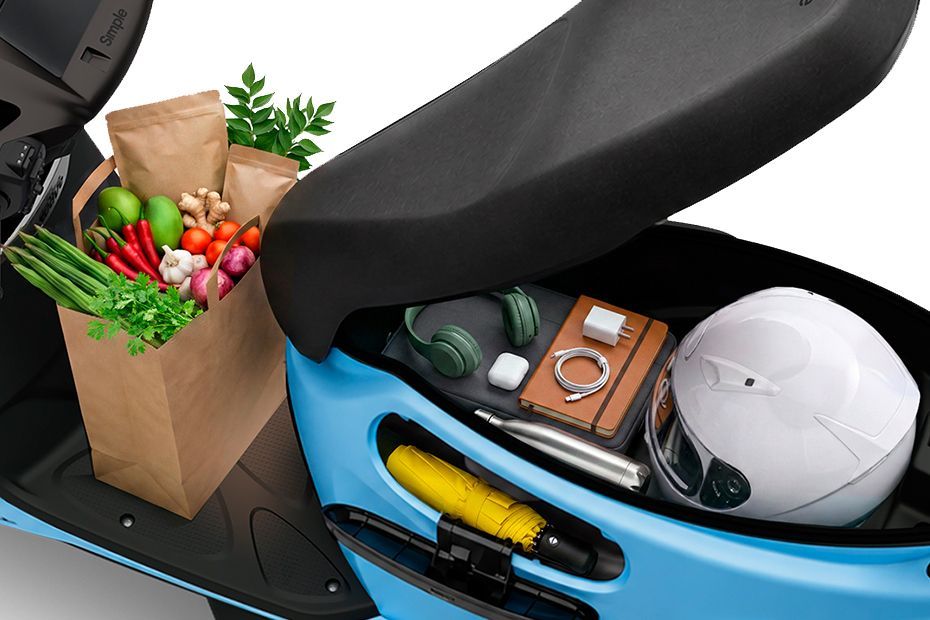 Under seat storage of Wave