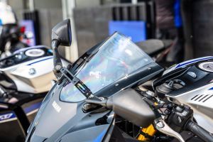 Windshield View of YZF-R2