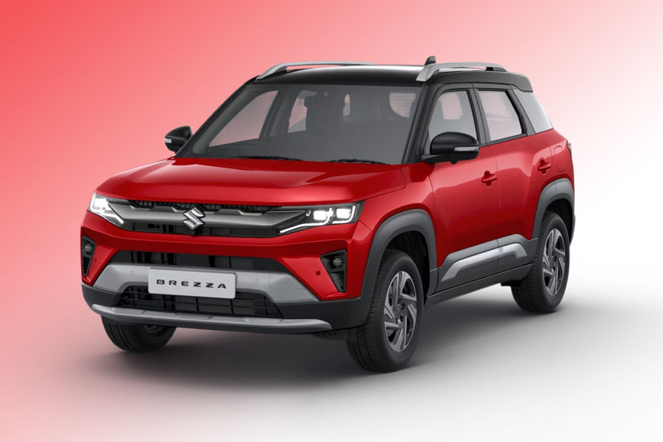 Maruti Brezza Sizzling-Red-with-Bluish-Black-4-roof colour