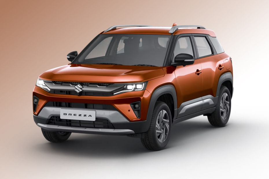 Maruti Brezza Vivacious-Orange colour
