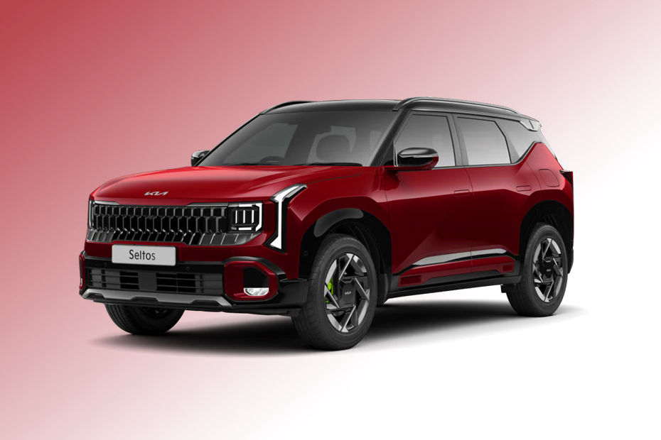 Kia Seltos Magma-Red-With-Aurora-Black colour