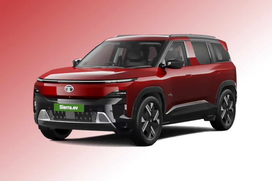 Tata Sierra EV Bengal-Rouge colour