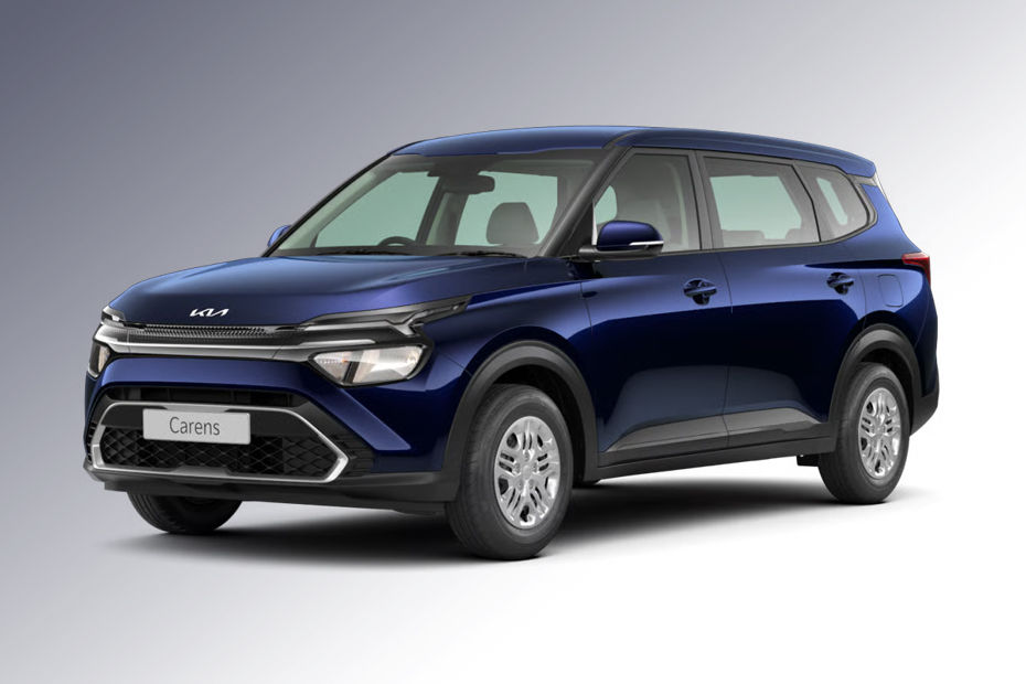 Kia Carens Imperial-Blue colour