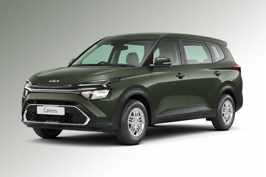 Kia Carens Pewter-Olive colour
