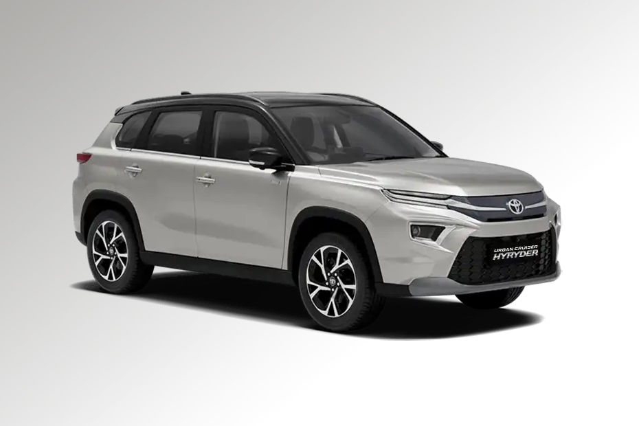 Toyota Hyryder Cafe-White-With-Midnight-Black colour