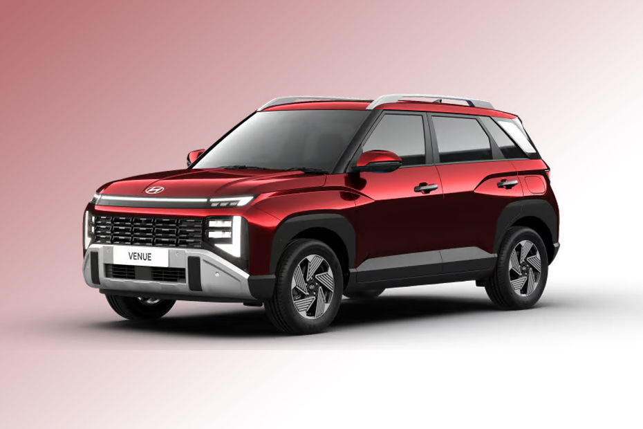 Hyundai Venue Dragon-Red colour