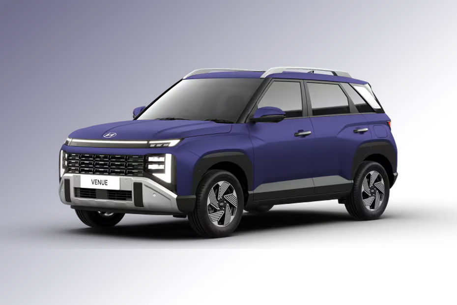 Hyundai Venue Mystic-sapphire-matte colour