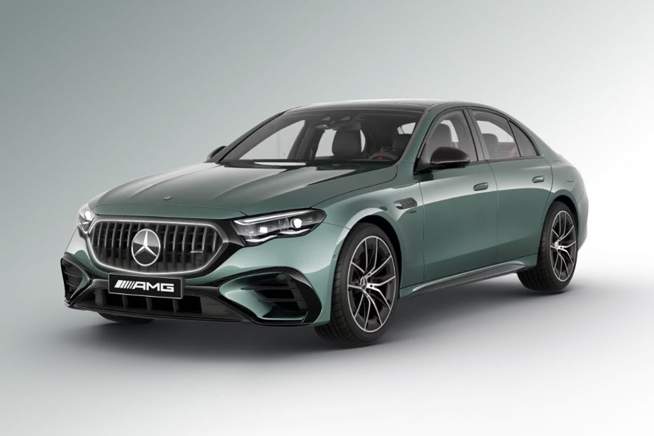 Mercedes-Benz AMG E 53 Verde-Silver colour