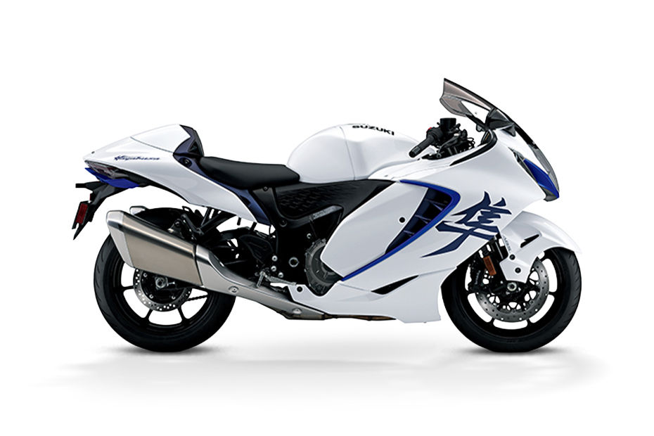 Suzuki Hayabusa White colour