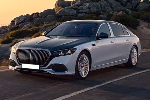 Driving: Front Left Quarter View Image of Maybach S Class Facelift