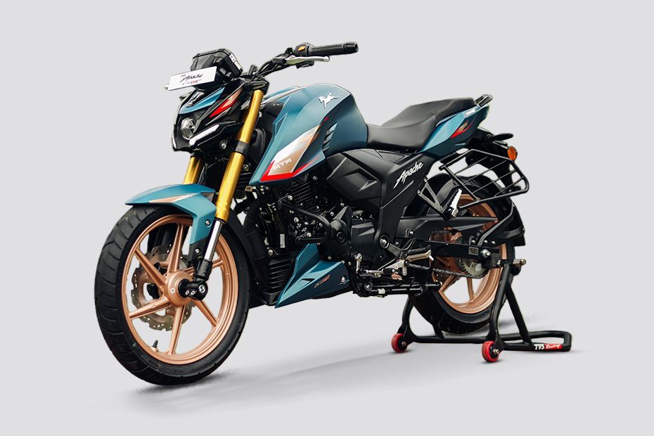 Front Left Quarter View View of Apache RTR 160 4V