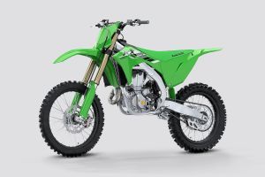 Front Left Quarter View View of KX 450