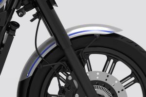 Front Mudguard & Suspension of 42 Bobber