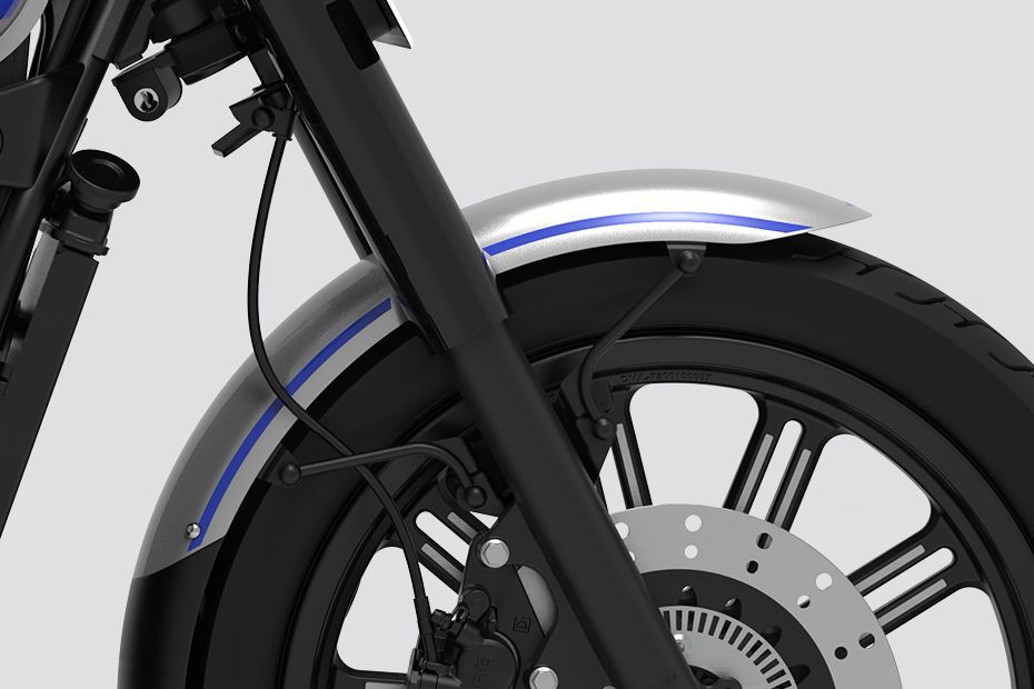Front Mudguard & Suspension of 42 Bobber
