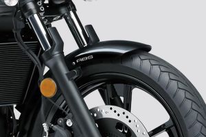 Front Mudguard & Suspension of Vulcan S