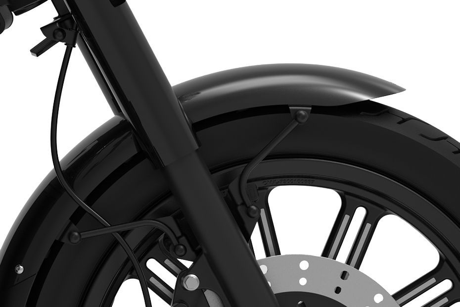 Front Mudguard & Suspension of 42 Bobber
