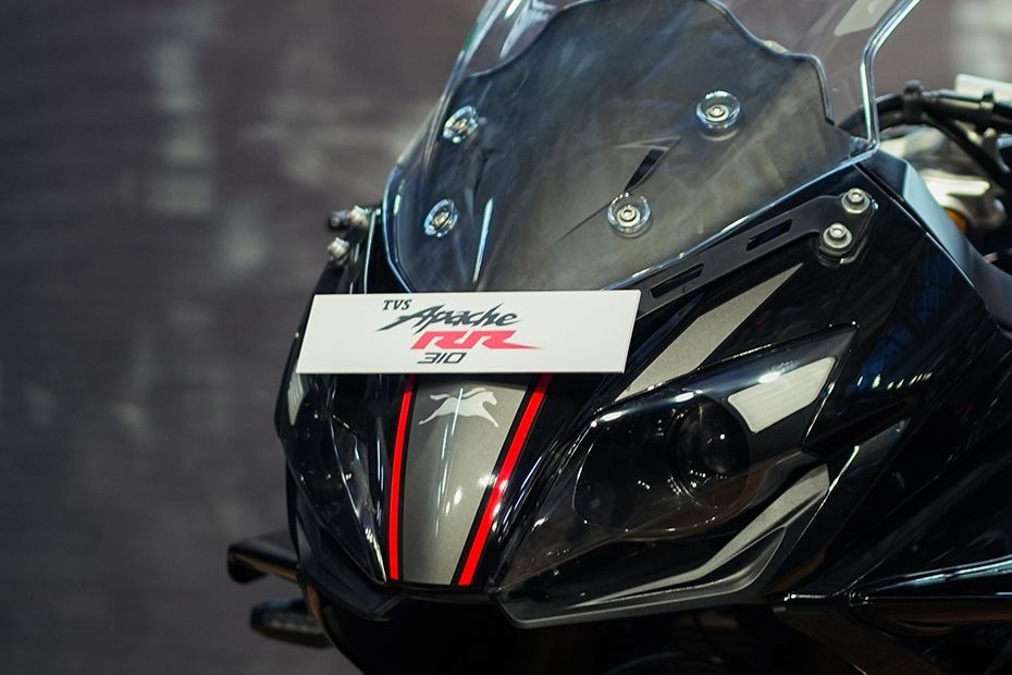 Front Number Plate of Apache RR 310