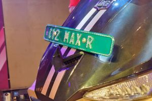 Front Number Plate of C12 MaxR