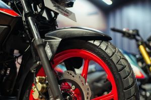 Front Suspension of Apache RTR 160