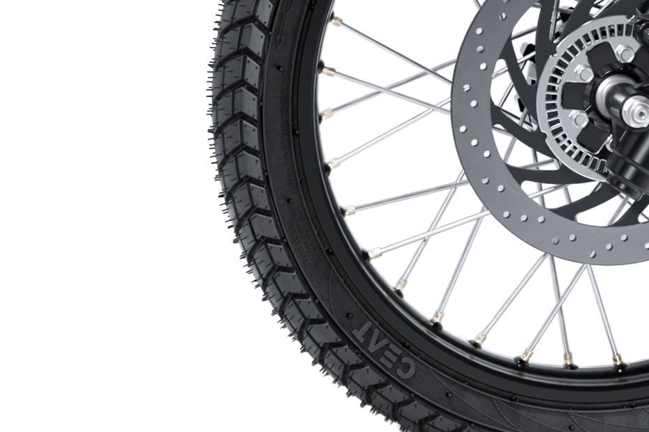 Front Tyre of Himalayan 440