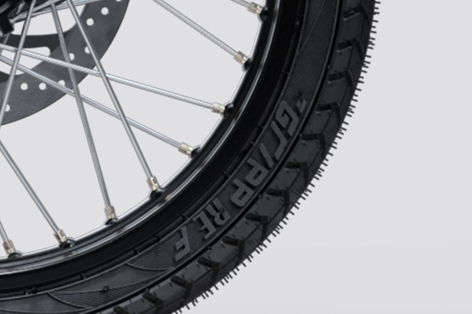 Front Tyre of Himalayan 440
