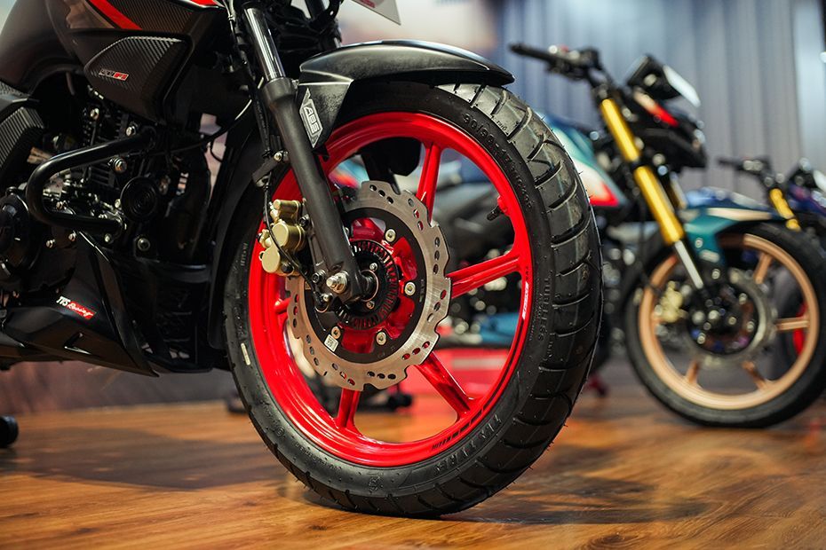 Front Wheel of Apache RTR 160