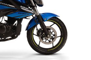 Front Wheel of Gixxer