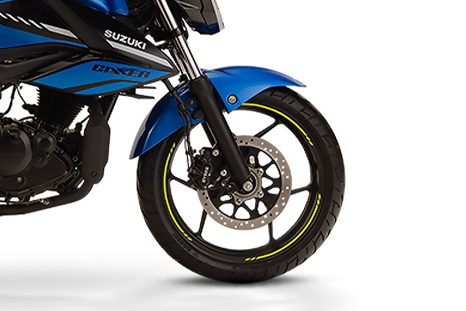 Front Wheel of Gixxer