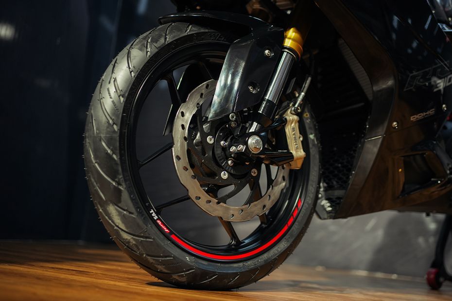 Front Wheel of Apache RR 310