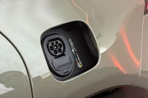 Charging Flap (Open) Image of Cayenne Electric