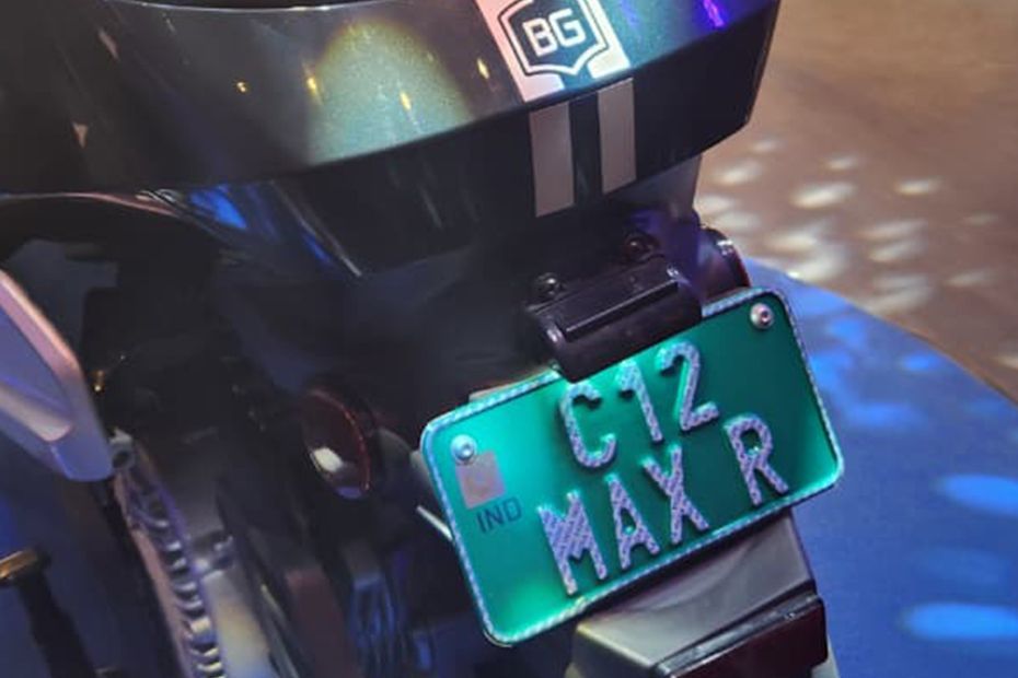 Rear Number Plate C12 MaxR