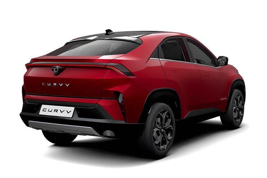 Rear Right Three Quarter View Image of Curvv