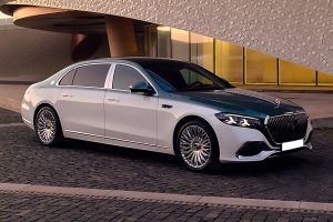 Rear Right Three Quarter View Image of Maybach S Class Facelift