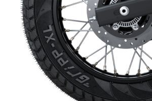 Rear Tyre of Himalayan 440