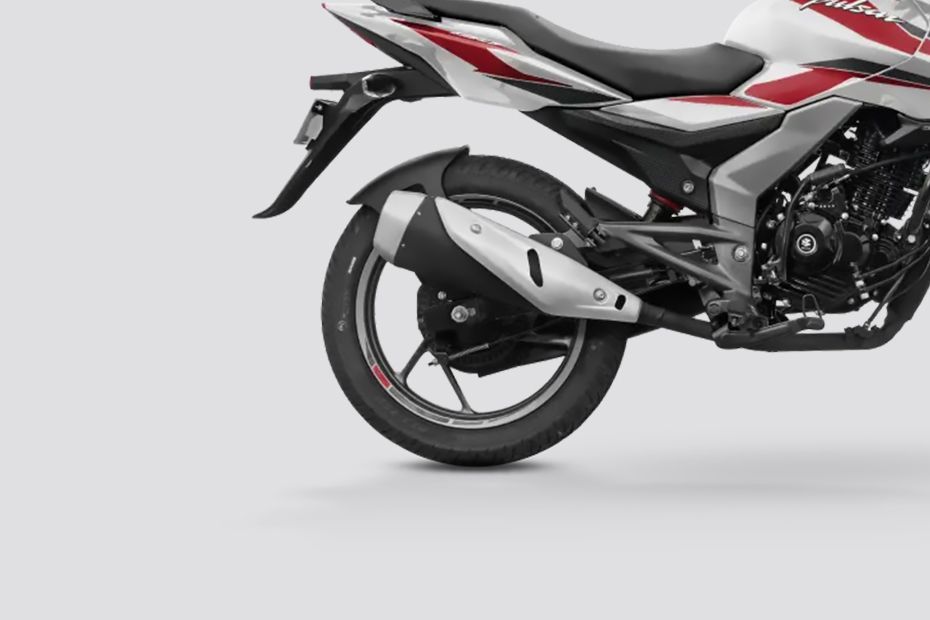 Rear Tyre of Pulsar 150