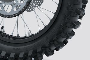 Rear Tyre of KX 450