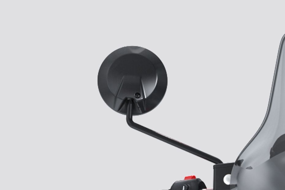 Rear View Mirror(Front View) of Model_