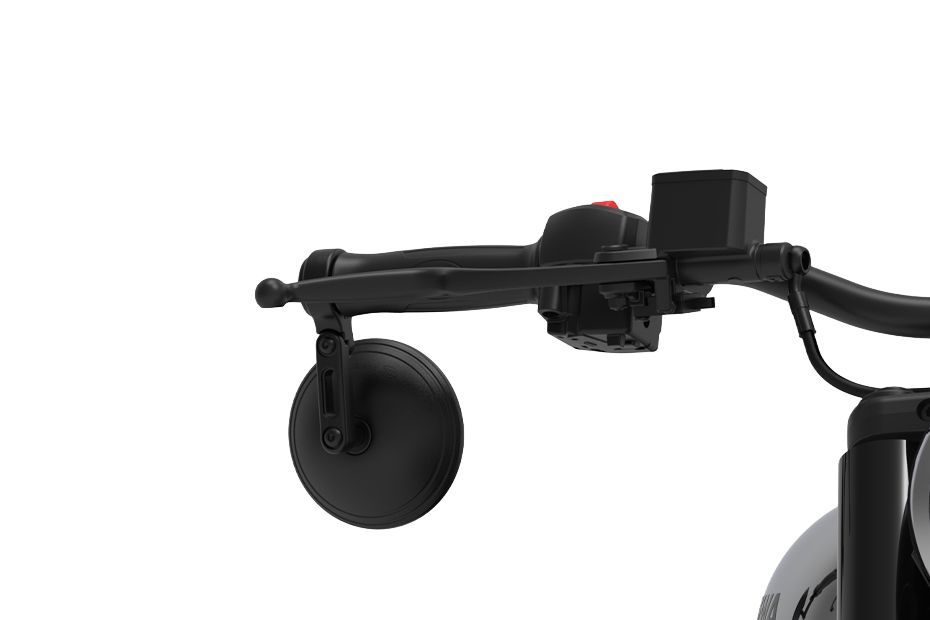 Rear View Mirror(Front View) of Model_