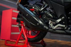 Rear Wheel of Apache RTR 200 4V