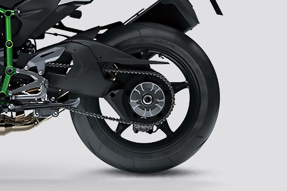 Rear Wheel of Ninja H2