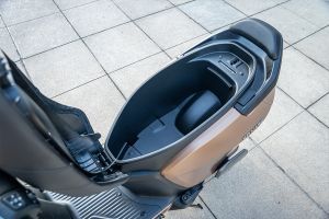 Under seat storage of Konarc