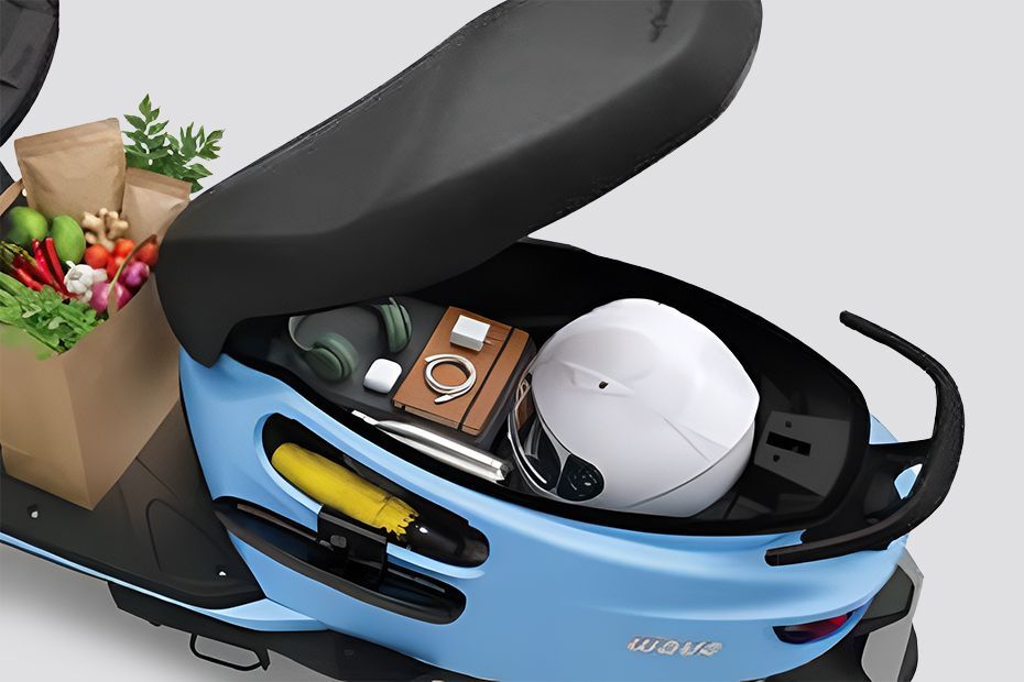 Under seat storage of Wave