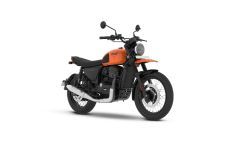 Yezdi Motorcycles Scrambler Single Tone - Fire Orange