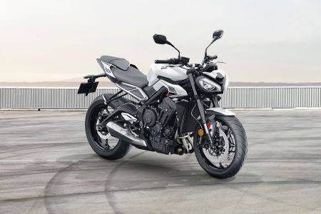 Triumph street deals triple rs white