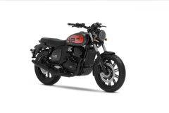 Jawa Motorcycles 42 FJ Dual Channel Deep Black Matte Red Clad